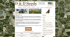 Desktop Screenshot of danddseeds.com